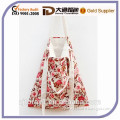 Beautiful Mix Color Flower Printed Cotton Bag Canvas Shoulder Printed Shopping Bag